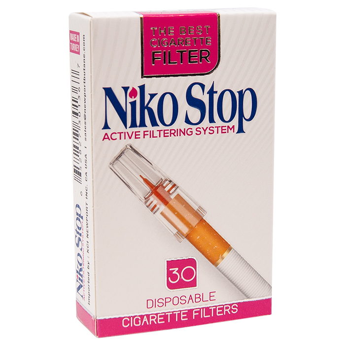 Niko Stop Active Cigarette Filter System-Display 24 -30 in each
