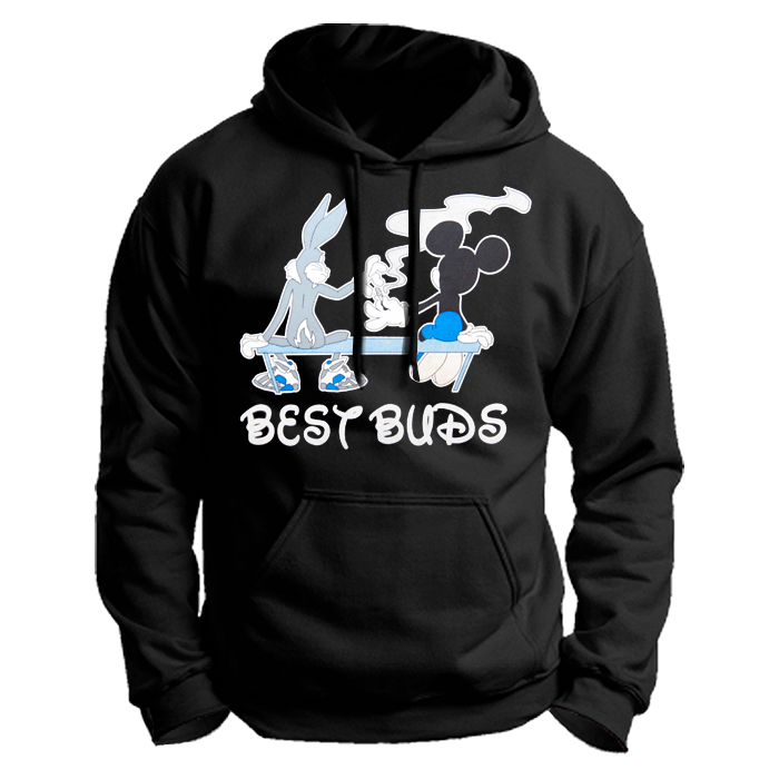 Best Buds Black Hoodie