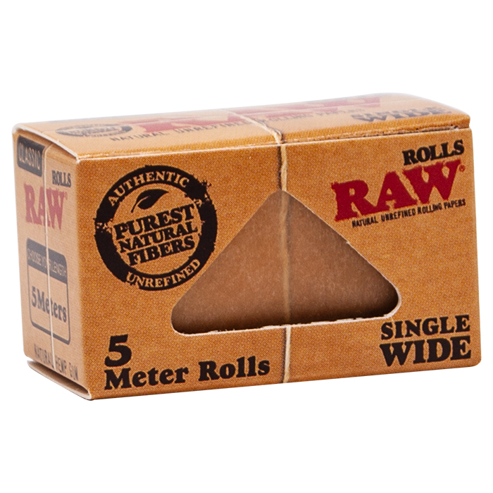 Raw Classic Unrefined Rolls Single Wide