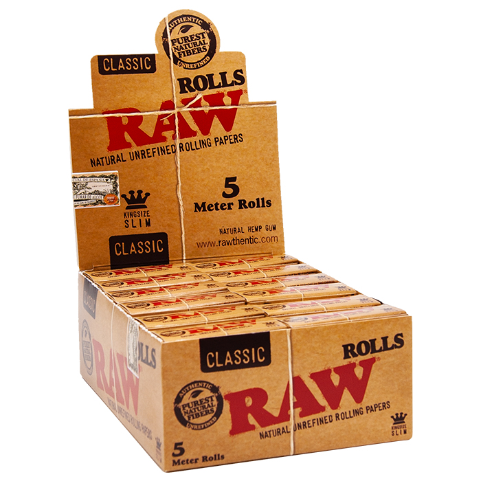 Raw Classic Unrefined Slim Rolling Papers Kingsize