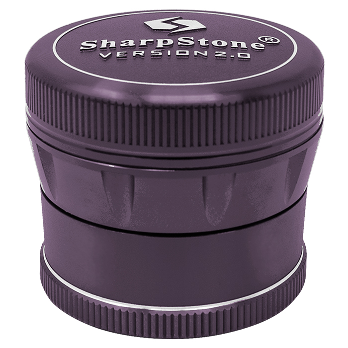 Purple Sharp Stone V2 Grinder Hard Top