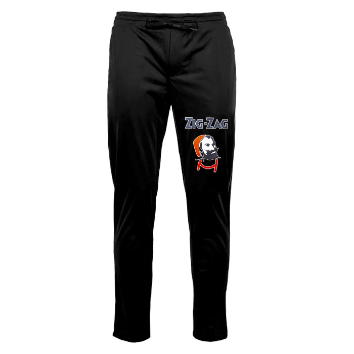 Zig Zag Black Unisex Sweat Pants