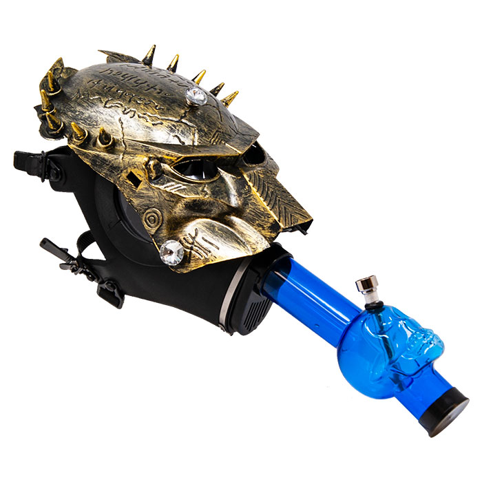 Golden Blue Predator Gas Mask