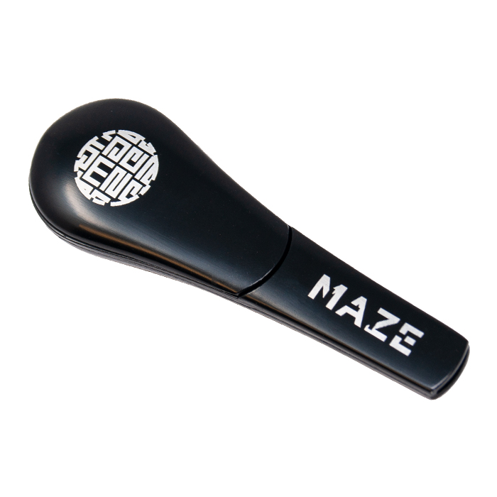 Black Maze Sleek Magnetic Pipe 4 inches