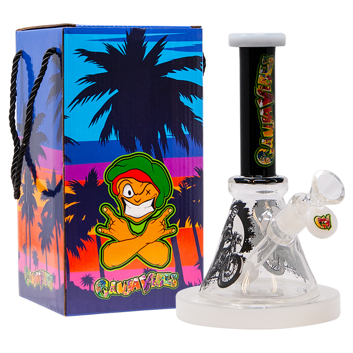 Let's Ride Tropical Series 8 Inches Ganjavibes Bong