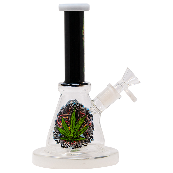 Weed Leaf Tropical Series 8 Inches Ganjavibes Bong