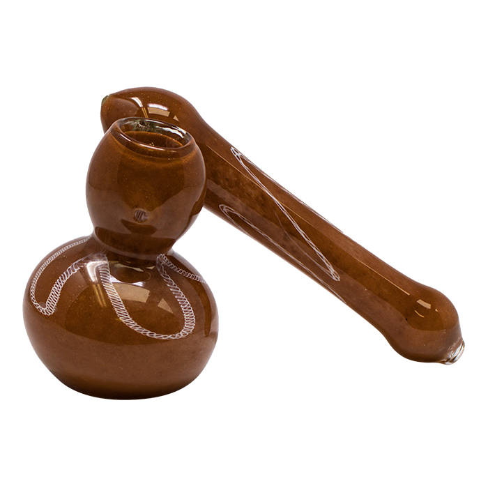 Brown Sidecar Bubbler 6 Inches