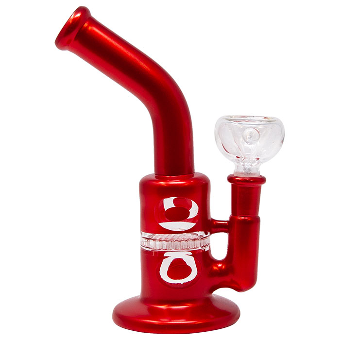 Red Small Honeycomb Bong