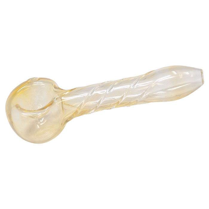 Yellow Colour Changing Swirly Design Pipe