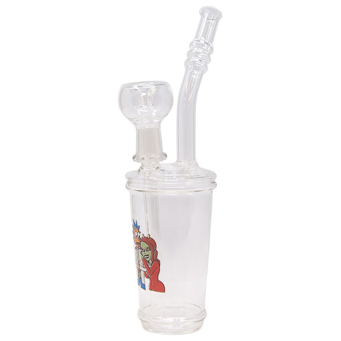 Rick And Unity Glass Bong 9 Inches