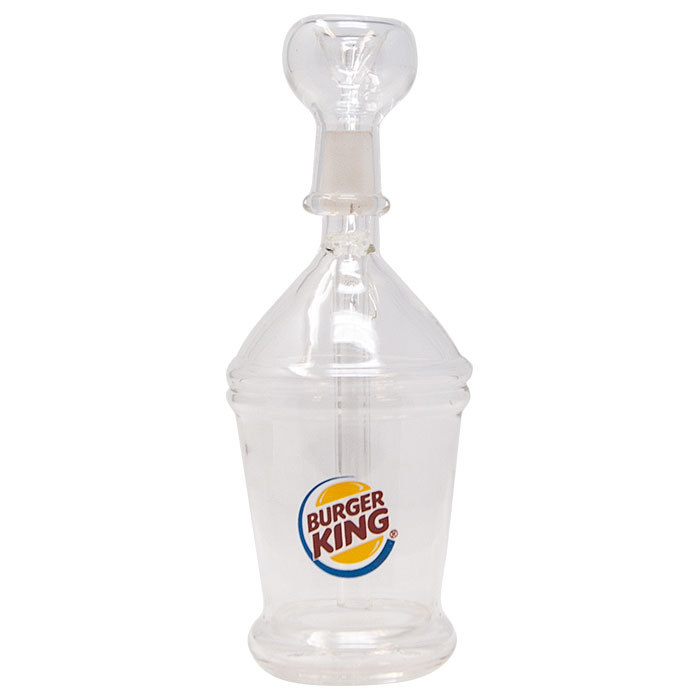 Burger King Mini Glass Bong 7 Inches