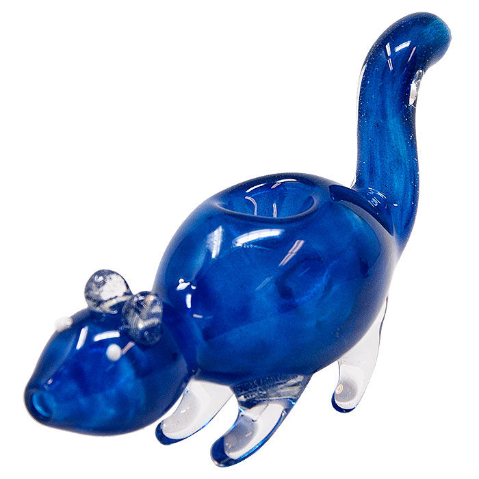Blue Rat Glass Pipe