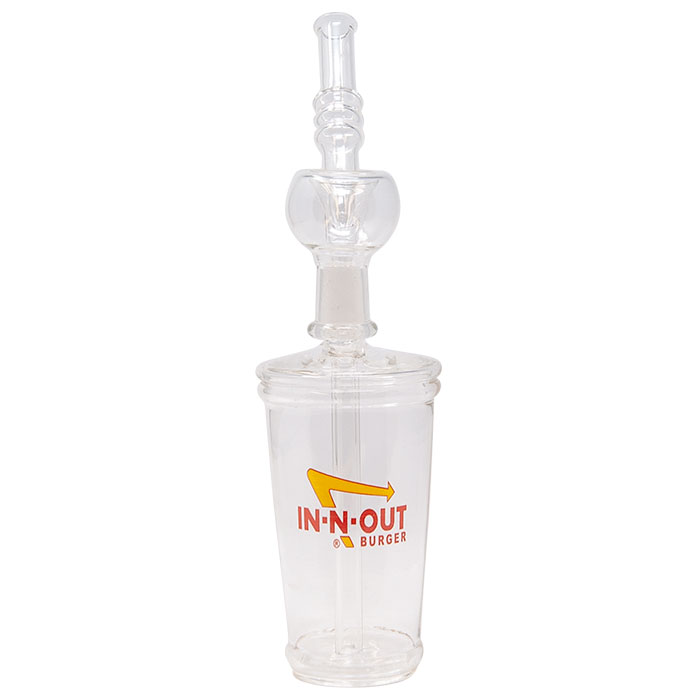 IN-N-Out Burger Glass Bong 8 Inches