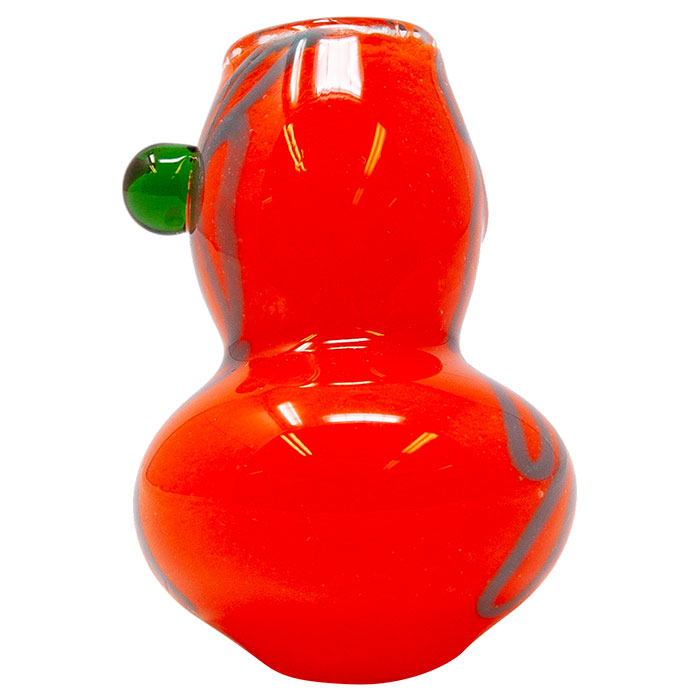 Orange Colored Insideout Medium Glass Hammer