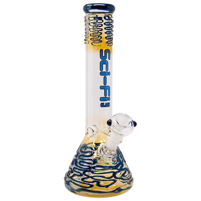 Blue Insideout Color Changing Bong Of 14 Inches