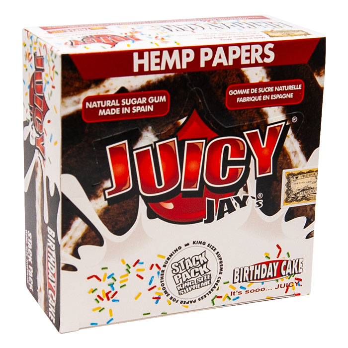 Juicy Jay Rolling Paper Birthday Cake Stack King Size