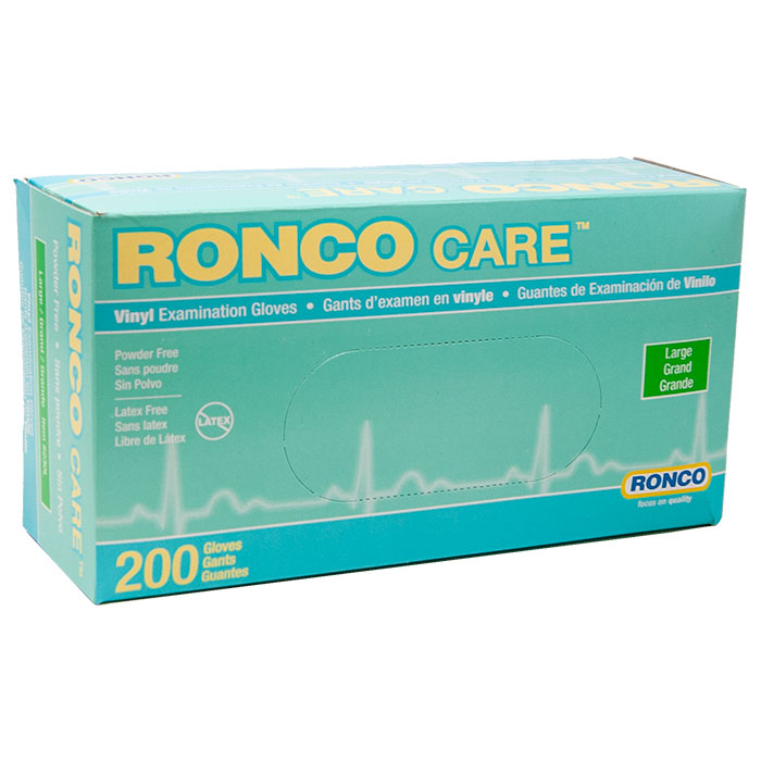 Roncho Care Vinyl Examination Gloves 200pcs/Box
