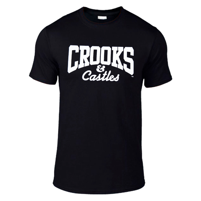 Crooks And Castles Black Cotton T-shirt