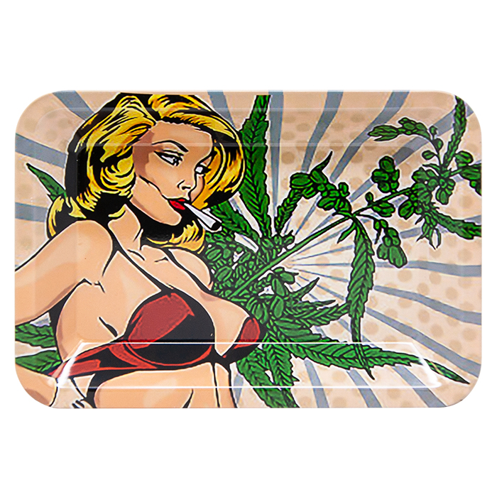 Lady Toking Small Rolling Tray