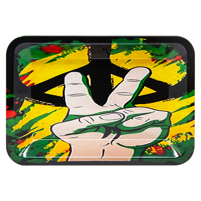 Peace Small Rolling Tray