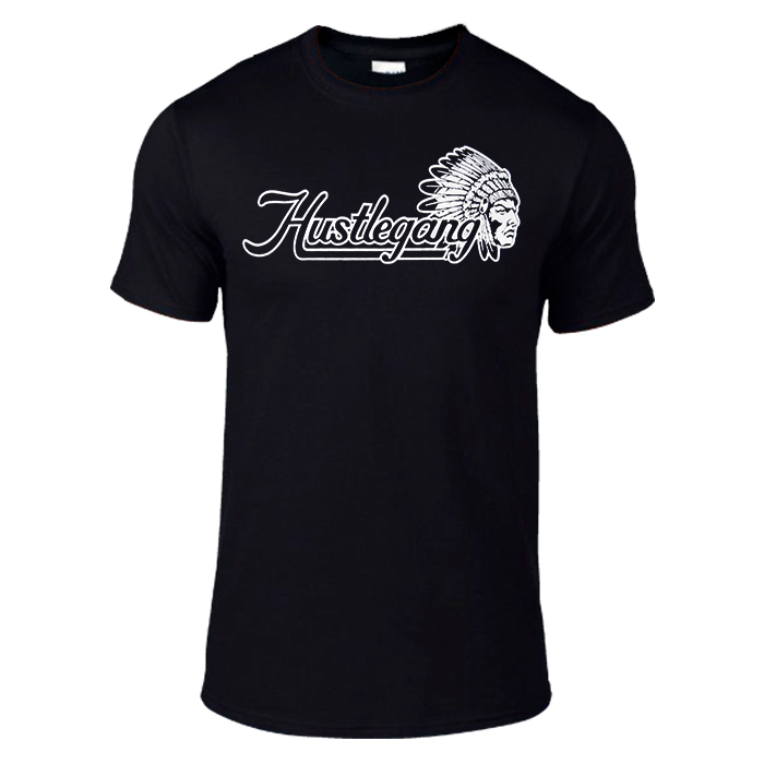 Hustle Gang Black Cotton T-shirt