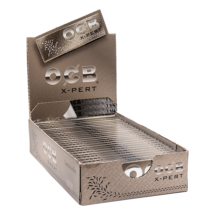 OCB X-Pert Silver Rolling Papers 1 1/4