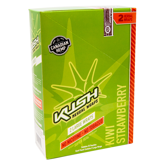 Kush Herbal Hemp Wrap Kiwi Strawberry