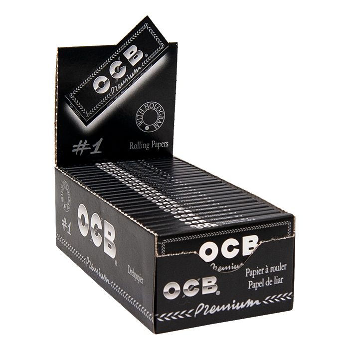 OCB Premium Black 1.0 Single Wide Rolling Papers