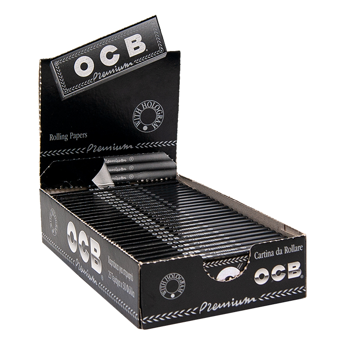 OCB Premium Black Rolling Paper 1 1/4