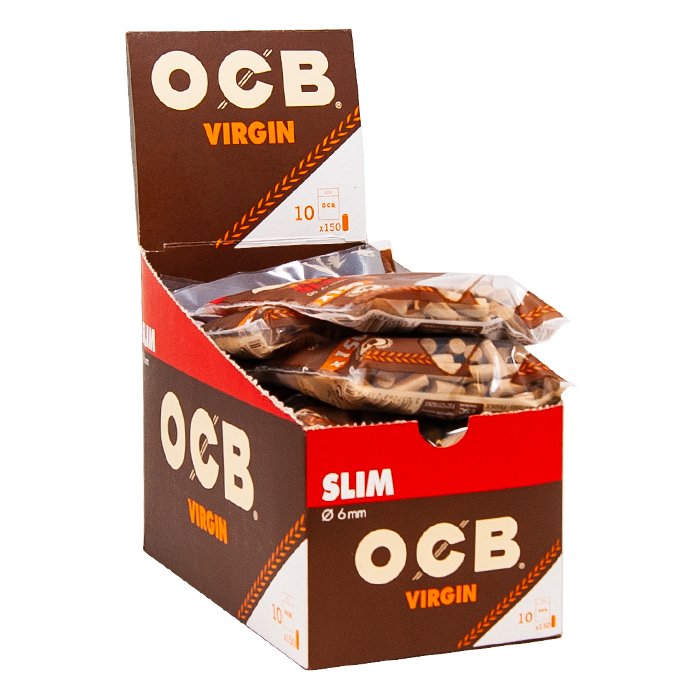 OCB Filters-Unbleached Slim Tips