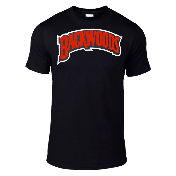 Backwoods Black Cotton T-Shirt