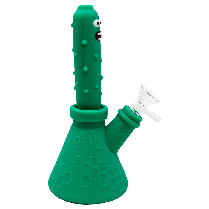 Green Pickle Silicone Bong and Nectar collector