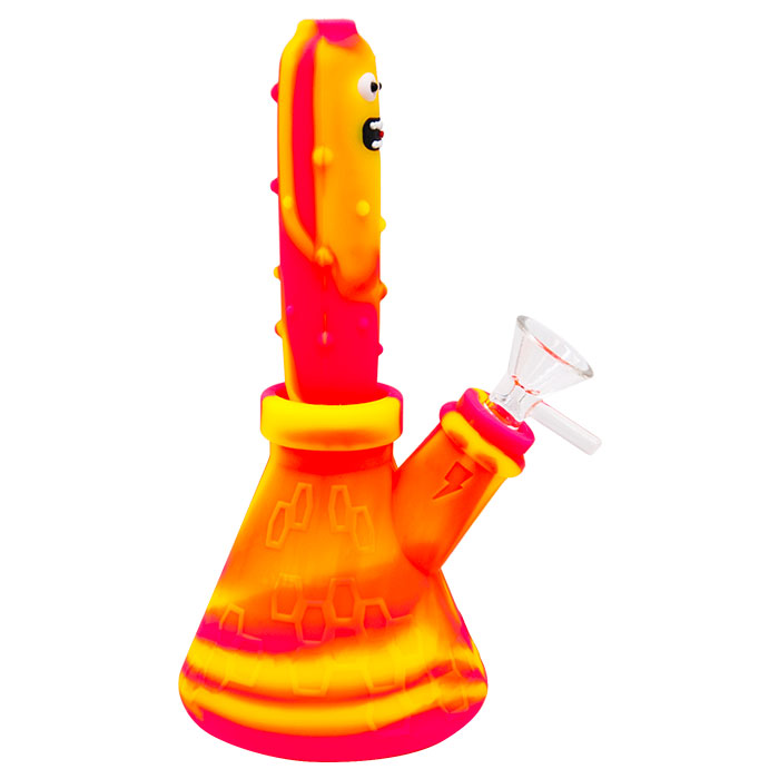 Pink Pickle Silicone Bong and Nectar collector