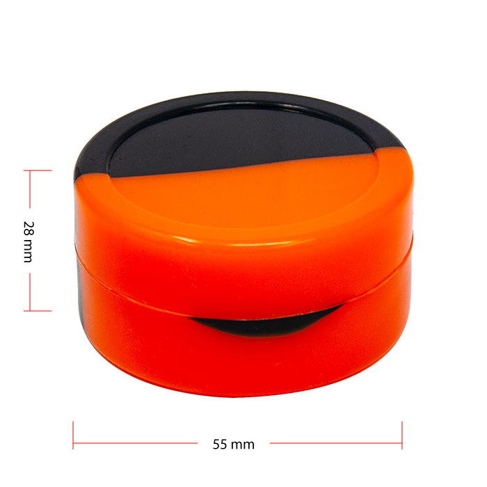 Round Shaped Assorted Color Silicone Container