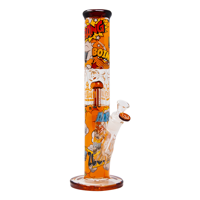Action Adventure Crown Glass Tree Perc 14 Inches Bong from the Funk Collection