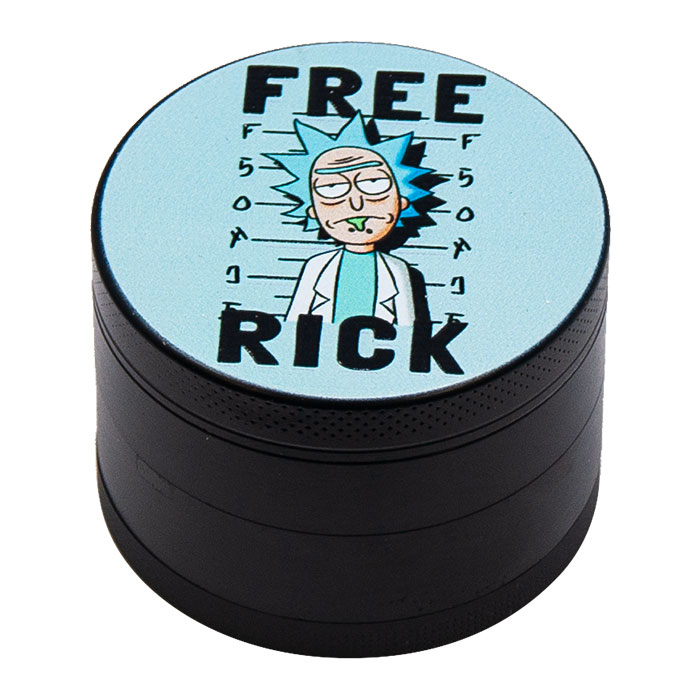 Rick N Morty Free Rick 4 Stage Grinder Display Of 12 Pcs