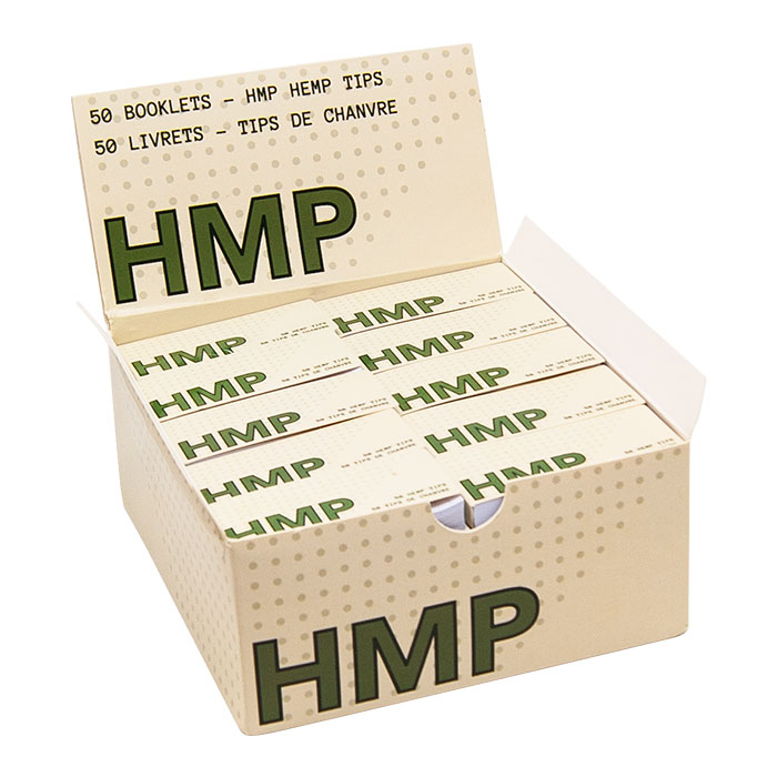 HMP Hemp Tips Display Of 50 Booklets