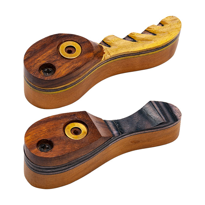 Dark Color Wooden Flip Pipe 3.5 Inches
