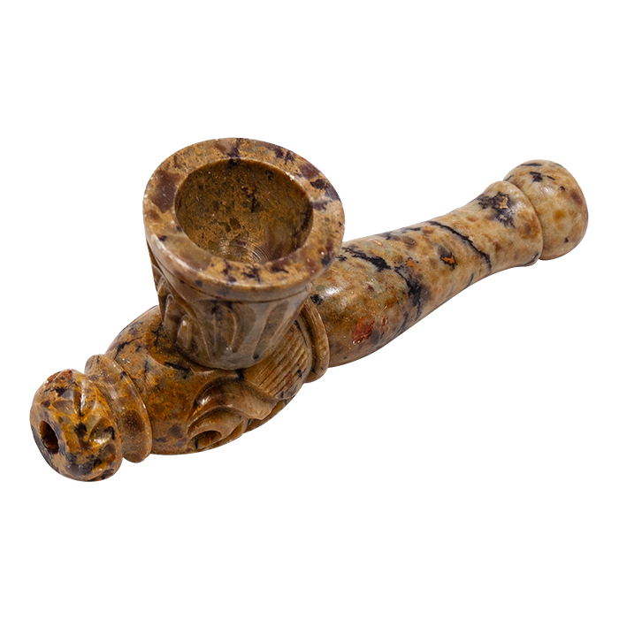 Hand Craved Soap Stone Pipe 3 Inches