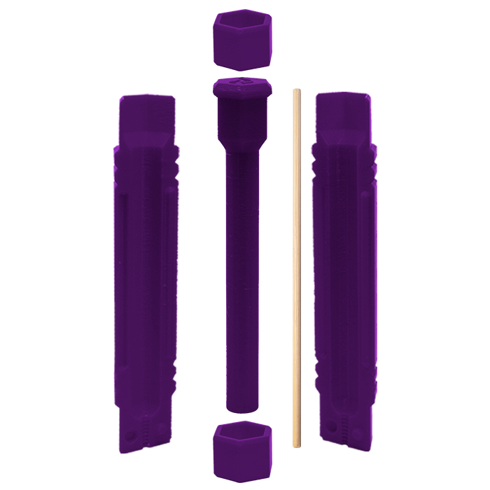 Purple Color Cannagar Press Kit King