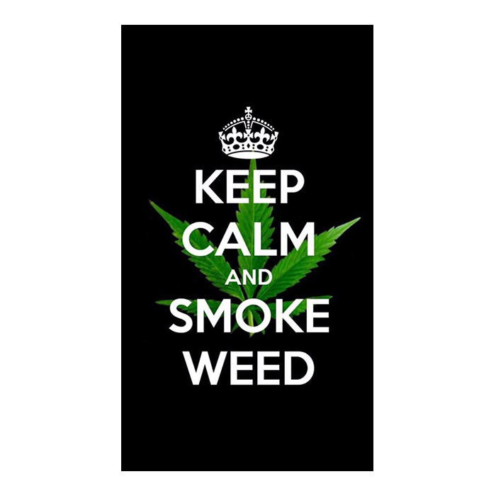 Keep Calm Smoke On Flag