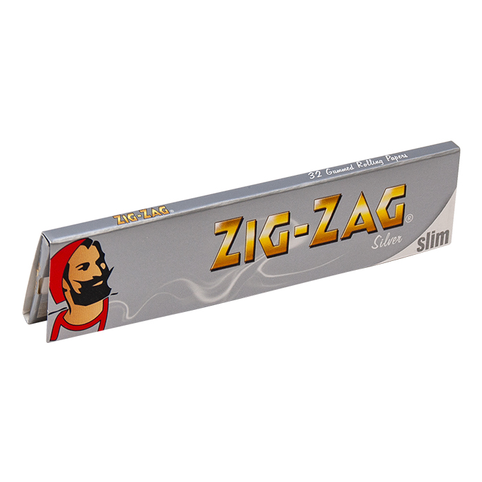 Zig Zag Silver King Slim Rolling Paper Ct 50