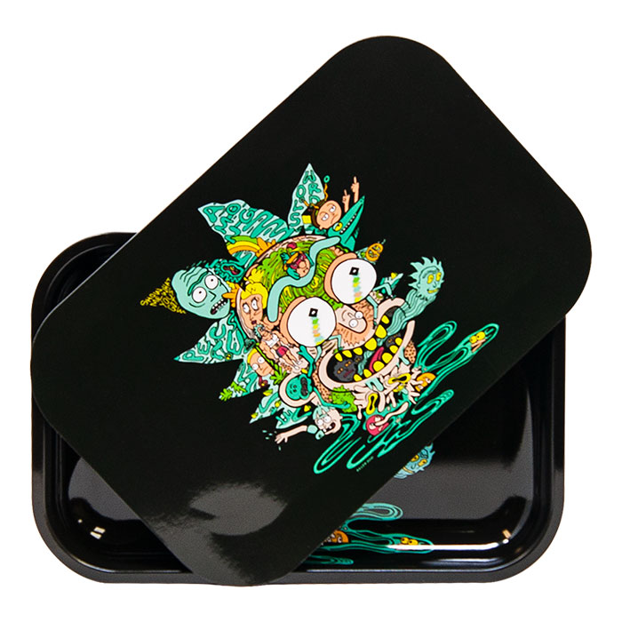 Rick And Morty Medium Rolling Tray With Lid