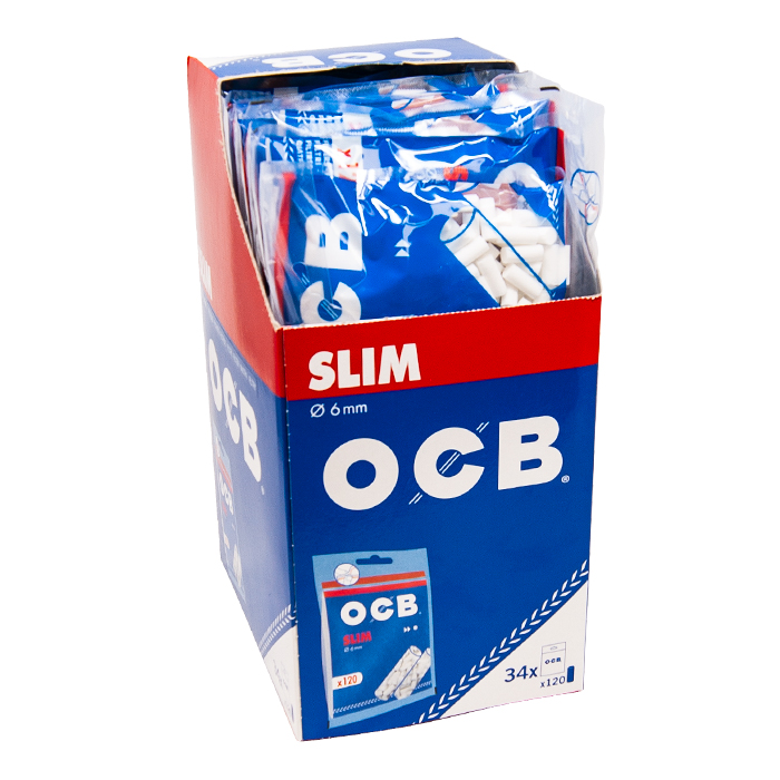 OCB Slim Filters Tips Display Of 34