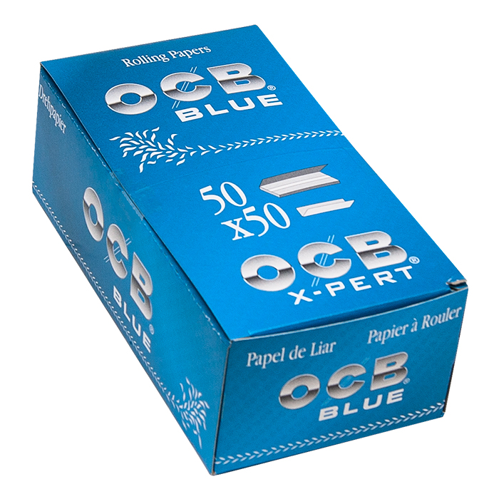 OCB X-pert Blue Single Wide Rolling Paper