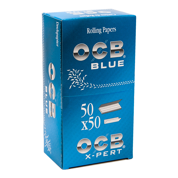 OCB X-pert Blue Single Wide Rolling Paper