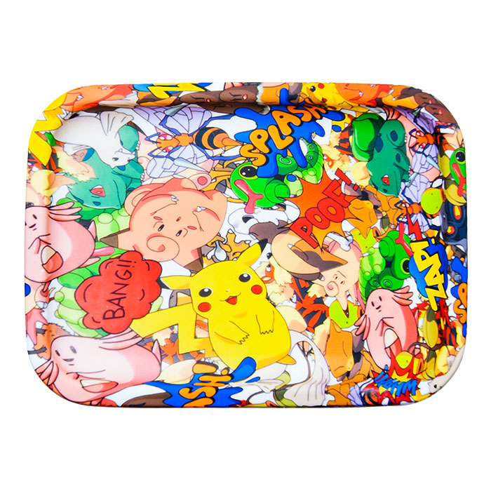 Silicone Graphics Rolling Tray