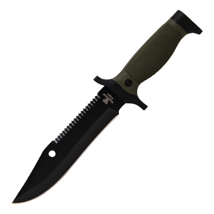 Snake Eye Black Tactical Rescue Knife 12 Inches