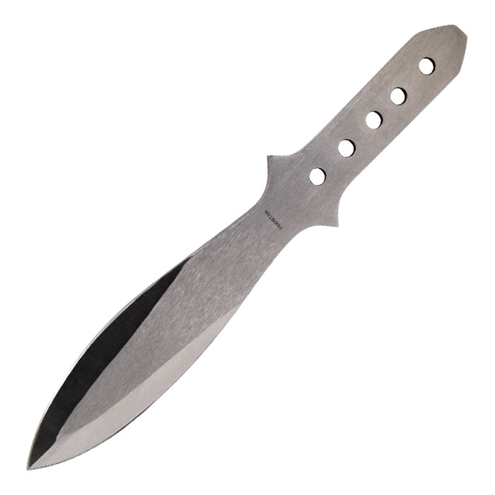 Silver Straight Throwing Knife 8 Inches