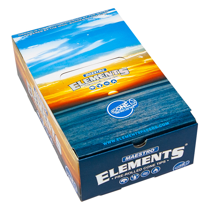 Element Maestro Pre-Rolled Cone Tips Display Of 20